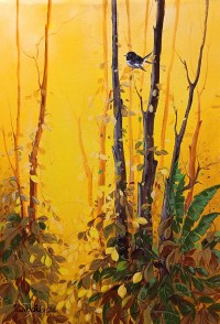 Zohaib Rind, 16 x 24 Inch, Acrylic on Canvas, Calligraphy Painting, AC-ZR-353